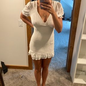 White Apricot Lane dress, size L, perfect condition, worn once.